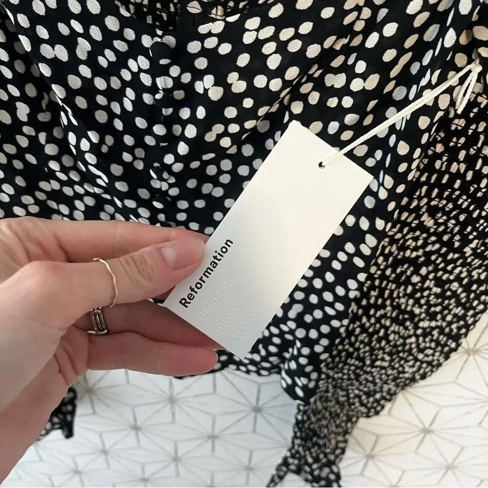 REFORMATION Augustine Top Pearl Print